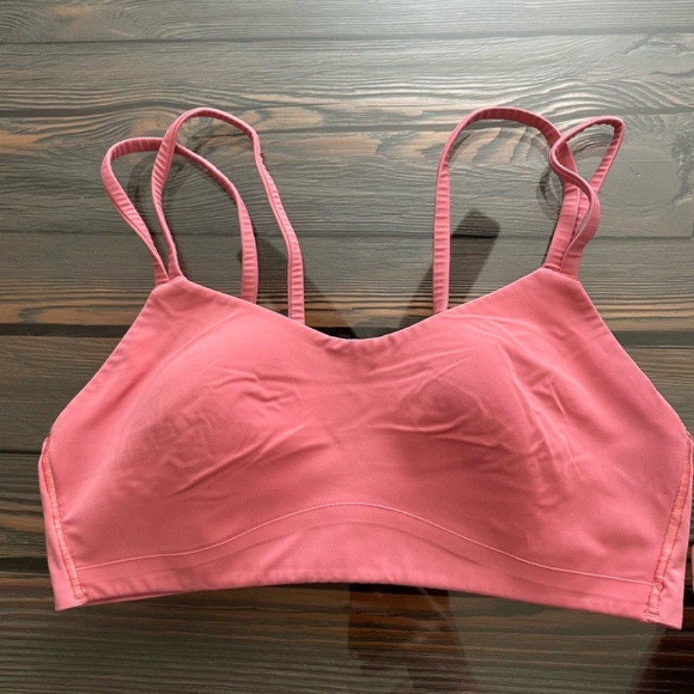 Lululemon Athletica Pink cloud Sports Bra